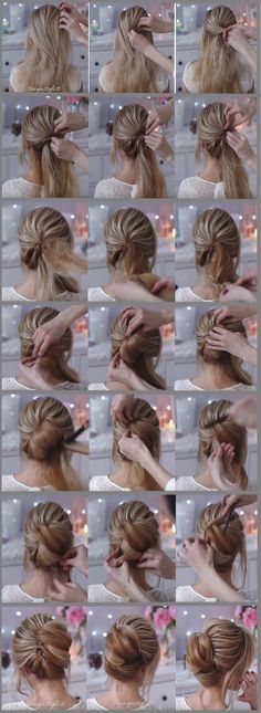 Beautiful French Twist Wedding Hairstyle French Twist Wedding, Pretty Updos, French Twists, French Twist Hair, Cute Short Haircuts, Great Haircuts, Best Wedding Hairstyles, Trendy Wedding Hairstyles, Funky Hairstyles