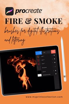 These Procreate brushes are perfect for creating smoke and fire effects in your digital artwork. With a variety of brush settings, you can create everything from subtle wisps of smoke to raging infernos. So whether you're looking to add a bit of drama to your artwork or you want to create a full-blown disaster scene, these Smoke and Fire Procreate Brushes are just what you need. You'll get 22 Procreate brushes in this bundle. Shop yours now on my website and add some heat to your iPad art. Procreate Stamps, Procreate Ipad Art, Shading Techniques, Digital Art Beginner, Art Apps