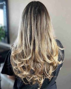 80+ Layered Haircuts for Long Hair: Get Ready to be Obsessed! Choppy Layered Hairstyles, Long Blonde Hair Cuts, Layered Haircuts For Long Hair, Long Ombre Hair, Blonde Layered Hair, Wavy Bob Haircuts, Low Maintenance Haircut, Layered Hairstyles