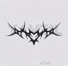 an artistic tattoo design in black ink on a white background with the word love written across it