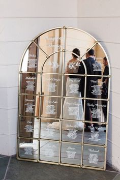 a mirror that has some writing on it