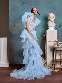 Gown Editorial, Dreamy Gowns, Fashion Gowns, Tulle Gown, Gala Dresses, Simple Fashion, Accessories Fashion, Glam Dresses