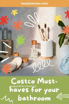 Costco Must-haves for your bathroom Static Pin. Bathroom Products, Must Have Items, Cleaning Supplies, Take A, Must Haves, Look At, Things To Come, Range