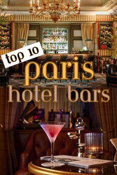 best hotel bars in paris Best Rooftop Bars In Paris, Best Bars In Paris, Paris Bars Night, Parisian Bar, Bars In Paris, Best Paris Hotels, Luxury Romance, Hotel Bars, Paris Bars