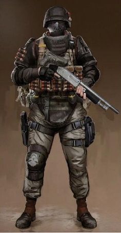 Firefighter Character Design, Brute Character Design, Uncharted 4 Concept Art, Post Apocalypse Character Design, Post Apocalyptic Soldier, Military Character Design, Fallout Character Art, Apocalypse Character Design, Modern Character Design