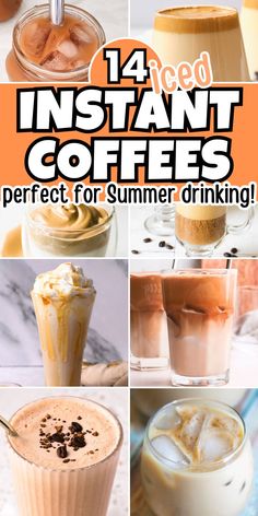 These yummy iced instant coffee recipes are the perfect choice for the best Summer coffee drinks! These easy Summer coffee drinks recipes with instant coffee are tasty and easy to make. Summer iced coffee recipes, Summer Coffee Drinks Ideas, Easy summer coffee recipes, Summer drinks with coffee, coffee drinks for summer, summer time coffee drinks ideas, unique summer coffee drinks