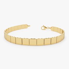 14k Gold Square Link Stacking Bracelet 14k Gold Ferkos Fine Jewelry Solid Gold Bracelet, Jewelry Lookbook, Bracelet Stack, Chain Link Bracelet, Link Bracelets, Sales Gifts, Chain Link, Norway, Solid Gold