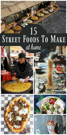 street foods to make at home