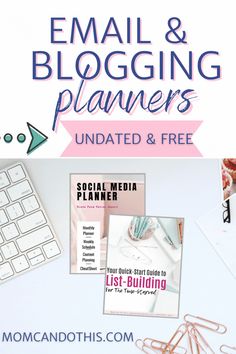 an email and blogging planner with the text, how to use it?