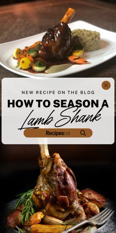 how to season a lamb shank recipe on the blog