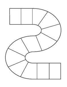 the letter s is made up of three different sections, each with an upper and lower half