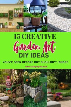 the garden art diy ideas you've seen before