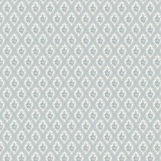 a gray and white wallpaper with an ornate design