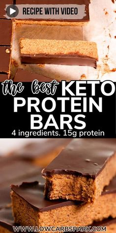 the best keto protein bars recipe with video