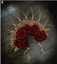 Red Flower Crown, Diy Carnival, Crown Photos