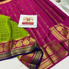 Lahanga Design, Green Saree, Purple Colour