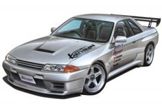 Aoshima 64535 1/24 1990 Nissan Skyline BNR32 GT-R HKS Kansai Service Company Limited 2-Door Car w/Spoiler Cute Cheap Cars, Spoilers Car, Dark Aero, Tuned Cars, Freetime Activities, Nissan Car, Nissan 180sx, R35 Gtr, Nissan Skyline Gt R