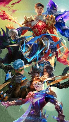 an image of some characters from league of legends