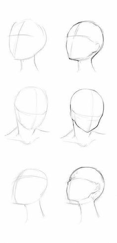 six different types of hats drawn in one point, each with the same amount of hair