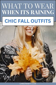 Find the perfect Cute Rainy Day Outfit Casual and chic for your fall wardrobe. This Women's Fashion guide is full of Women's Autumn Outfit ideas that blend style and function, so you can stay comfortable in unpredictable weather. From waterproof layers to trendy accessories, stay on-trend this rainy season. Cute Rainy Day Outfit, Rainy Day Outfit Casual, Fall Outfit With Boots, Chic Fall Outfits, Practice Outfits, Fashion Guide, Fall Days, Trendy Fashion Outfits, Rainy Season