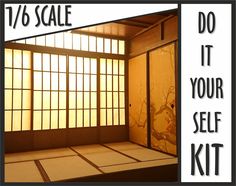 an image of a japanese room with the words do it your self kit written below