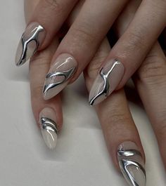 Nyc Nails, Edgy Nails, Lines On Nails, Classy Nails