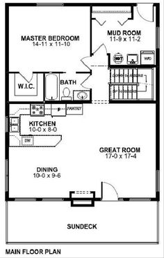 the floor plan for a two bedroom house