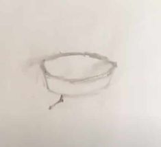 a pencil drawing of a wire on a white wall