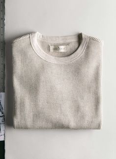 the long sleeve thermal crew in ash – imogene + willie Imogene Willie, Guys Clothing Styles, Stylish Mens Outfits, Mode Inspo, Mode Inspiration, Outfit Casual, Elegant Outfit, Group Chat, Aesthetic Clothes