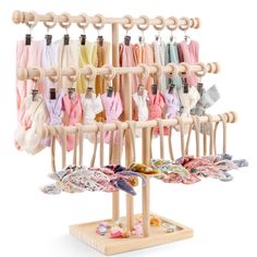 PRICES MAY VARY. 【 Unique Design 】 :The wooden rod end of the headband holder has an anti slip design to prevent the circular clip and headband from slipping. The rectangular base has good stability and won't shake. The three-layer storage and base design add more storage space. 【Baby room decoration】:AOFLLU headband holder for baby girl can help you store baby hair accessories and also decorate rooms. The headband holder organizer adopts log style, which is very suitable for hanging in baby roo Baby Headband Holders, Baby Hair Ties, Infant Hair, Hair Bow Organizer, Headband Organizer, Bow Organizer, Organizing Hair Accessories, Baby Changing Tables, Wooden Bow