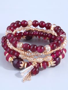 Rope Bracelets, Beads Bracelet Design, Beaded Rope, Fancy Jewellery, Strand Bracelet, Jewellery Designs, Metal Bracelets