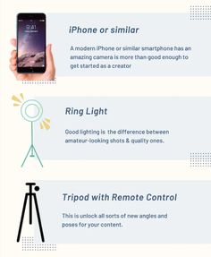 an info sheet describing the different types of smartphones and their functions to control them