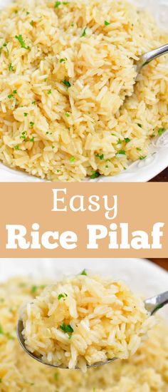 rice pilaf is an easy and delicious side dish that can be made in less than 10 minutes