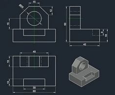 the blueprint drawing shows how to make a birdhouse