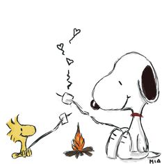 a drawing of a dog with a bone in its mouth and a fire hydrant