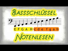 an image of music notes with the words bassschussel and effgah