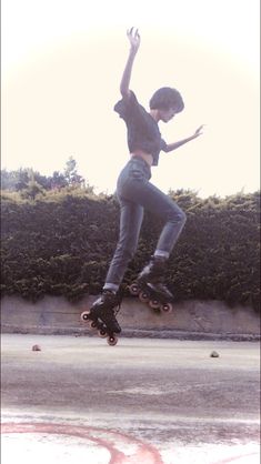 a young man riding a skateboard through the air