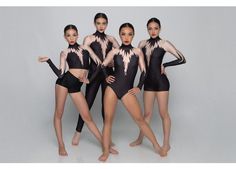 Dance Team Shirts, Modern Dance Costume, Pretty Dance Costumes, Dance Uniforms, Contemporary Dance Costumes, Dance Competition Costumes