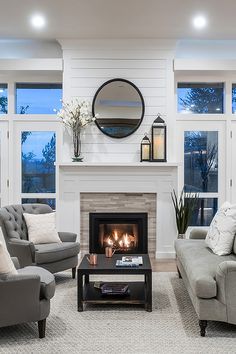 How to Update and Upgrade an Existing Fireplace Fireplace Walls, House Living Room, Fireplace Wall