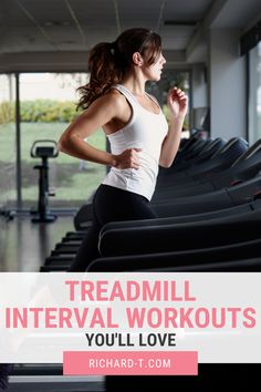 a woman running on a treadmill with the words, best treadmill for home