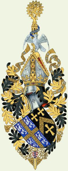 a coat of arms with two coats on it