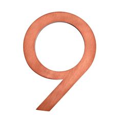 the number nine is made out of wood