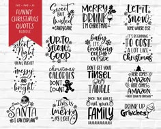 Short Funny Christmas Quotes, Funny Christmas Quotes And Sayings, Sarcastic Christmas Quotes, Funny Christmas Signs, Christmas Svg Shirts, Funny Xmas Quotes, Cooking Stickers, Funny Christmas Sayings, Scroll Tattoos