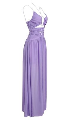 Steal the spotlight in the Cutout Tulle Maxi Dress in Light Purple, created exclusively for CB. Whimsical tulle drapes across your frame in this strapless maxi dress, featuring a cutout waist for a hint of skin. The sweetheart neckline flatters your décolletage while the dress floats around you as you walk. A romantic choice for weddings and formal events.Gentle Dry Clean Only Colour may vary due to lighting on images. The product images (without model) are closest to the true colour of the prod Tulle Maxi Dress, Steal The Spotlight, Strapless Maxi, Strapless Maxi Dress, Plus Size Shopping, Plus Dresses, Ruched Dress, Corset Dress, Bandage Dress