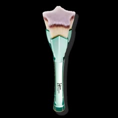 Limited Edition Star Foundation Brush - IT Brushes For ULTA | Ulta Beauty Beauty Cosmetics Design, Cosmetics Design, Beauty Room Vanity, Ulta Beauty Makeup, Winter Fairy, Cosmetic Design, Makeup Guide, Beauty Guide, Foundation Brush