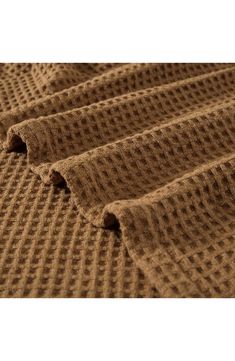 the fabric is made from brown knitted material