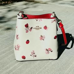 Coach Fruit Collection, Coach Fruit Bag, Cute Coach Bags, Fancy Bags, Coach Shoulder Bag