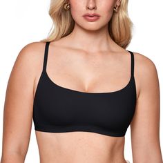 PRICES MAY VARY. Inbarely Soft Collection - Extremely soft, ultra comfort Soft unlined cups provide all-day comfort and a natural shape Dual-layer stretch fabric Extremely soft fabric never cuts into the skin Fully adjustable straps and pullover style An ideal smooth scoop neck everyday bralette, sleep bra top or loungewear Embrace all-day comfort with inbarely soft bralette with double layer fabric for added support. Features adjustable straps and a pull-on style. Cami Bra, Sleep Bra, Everyday Bra, Bra Top, Bra Tops, Pullover Styling, Soft Fabric, Double Layer, Bralette