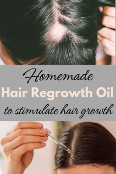 DIY homemade hair regrowth oil recipe that will help you stimulate hair growth Hair Growth At Home, Rosemary Essential Oil For Hair, Hair Regrowth Oils, Essential Oil For Hair, Fine Hair Tips, Oil For Hair Growth, Rosemary Essential Oil, Homemade Hair, Oil For Hair