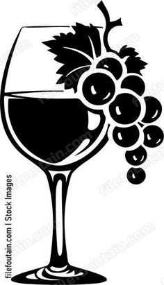 Wine Bottle Drawing Simple, Wine Bottle Outline, Wine Bottle Line Drawing, Grapes Clipart Black And White, Wine Vector Illustrations, Vineyard Art, Wine Flavors, Vineyard Tour, Wine Vineyards